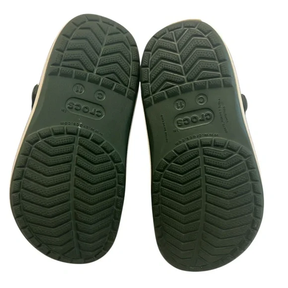 Crocs Crocband Slip On Clogs Forest Green Shoes Size c11 c 11 Little Kids Boys - Picture 10 of 10